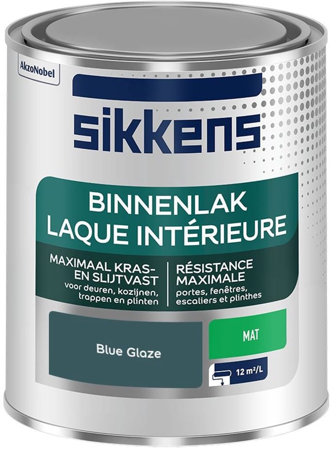 Sikkens - Binnenlak Mat - Blue Glaze - Mengverf - 750 Ml