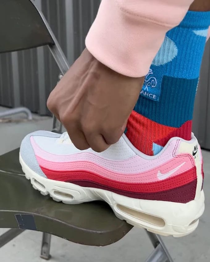 Nike Air Max 95 QS Herenschoenen, 48.5, Team Red/University Red/Coral Chalk/Summit White