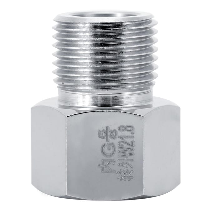 Cilinder Adapter Connector Converter voor Aquarium CO2 Regulator Vrouwelijk G5 8 naar Mannelijk W21.8 gray