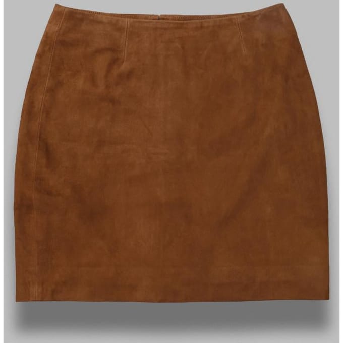 suede minirok