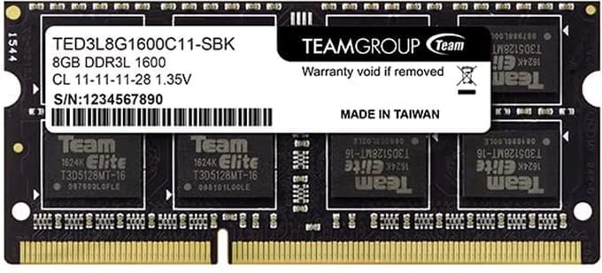 Team Group Elite 8GB DDR3L SODIMM 1333MHz (1 x 8 GB)