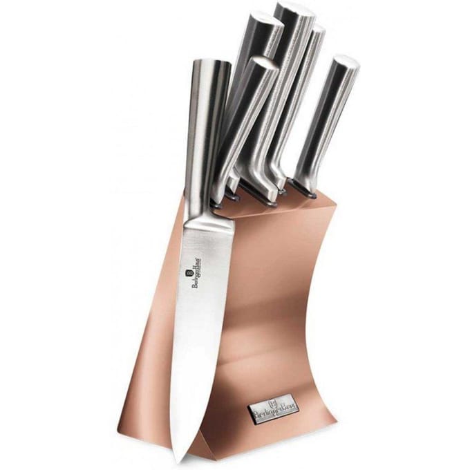 Berlinger Haus - Messenset - Rose gold metallic line - 5 messen en blok
