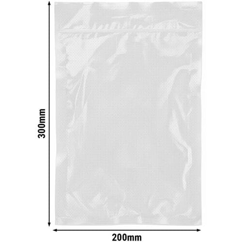 GGM Gastro (1000 Stück) Vakuumbeutel - strukturiert - 200x300mm - 75µm