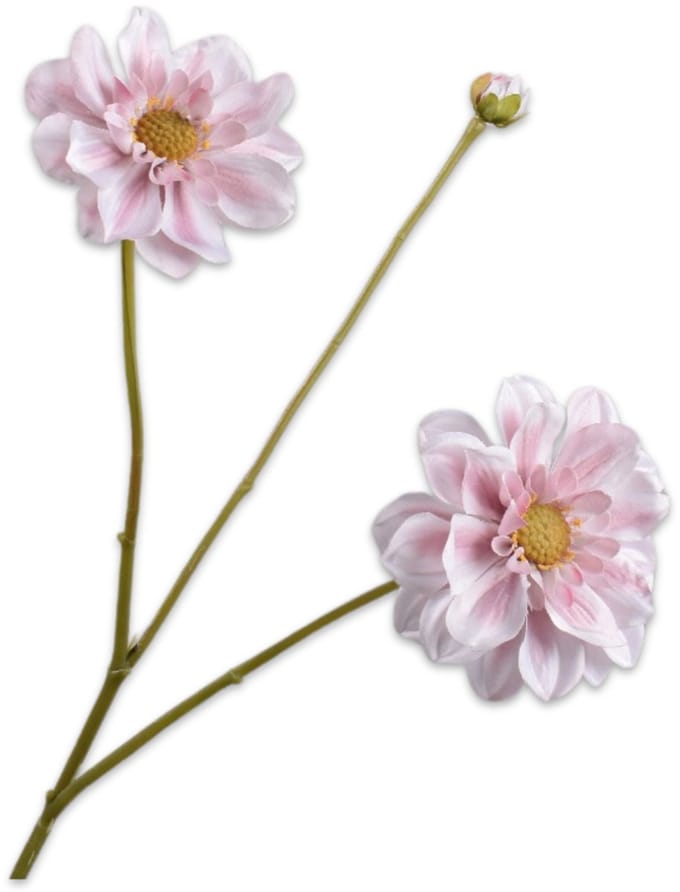 Silk-ka - Kunstbloem - dahlia - roze - H75 cm