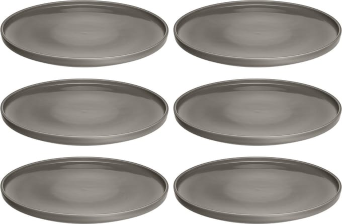 Leonardo Roma bord 27cm taupe - set/6