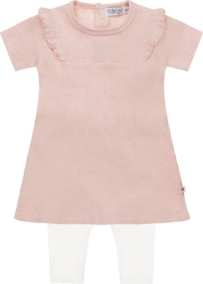 Dirkje R-SMILE Meisjes Kledingset - Pink - Maat 86