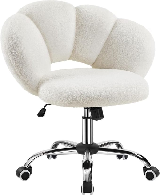 CLGP® Make up Stoel - Kaptafel Kruk - Visagie - Wit