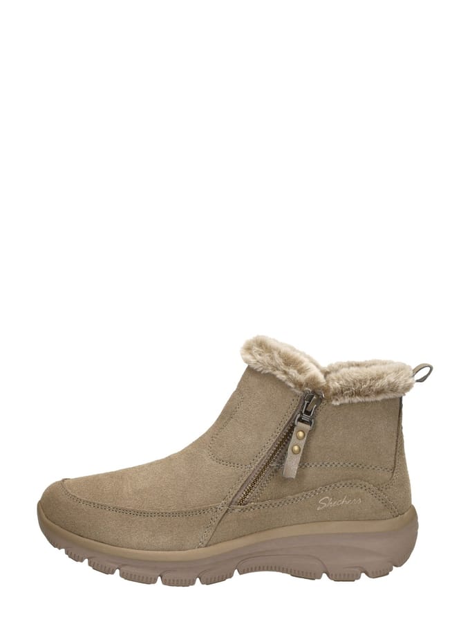 Skechers EASY GOING - COOL ZIP Dames Instappers - Taupe