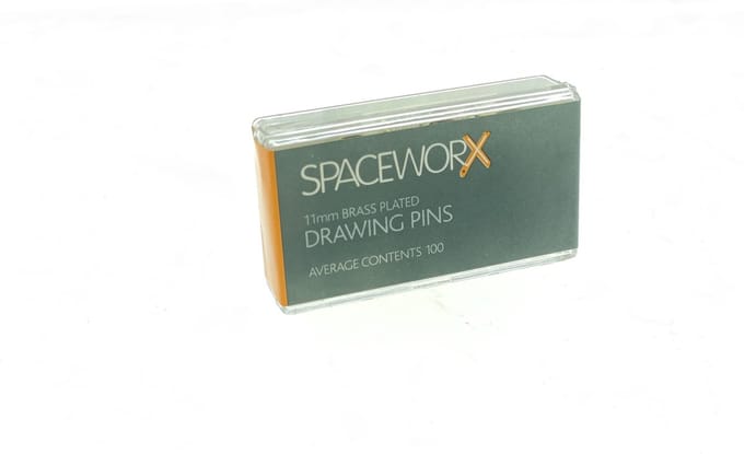 Spaceworx Punaises - Goudkleurig - Messing Verguld - 11 mm - 100 stuks