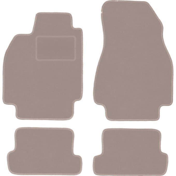 Beige veloursmatten voor: Renault Megane II CC coupé, cabrio (2003-2010)