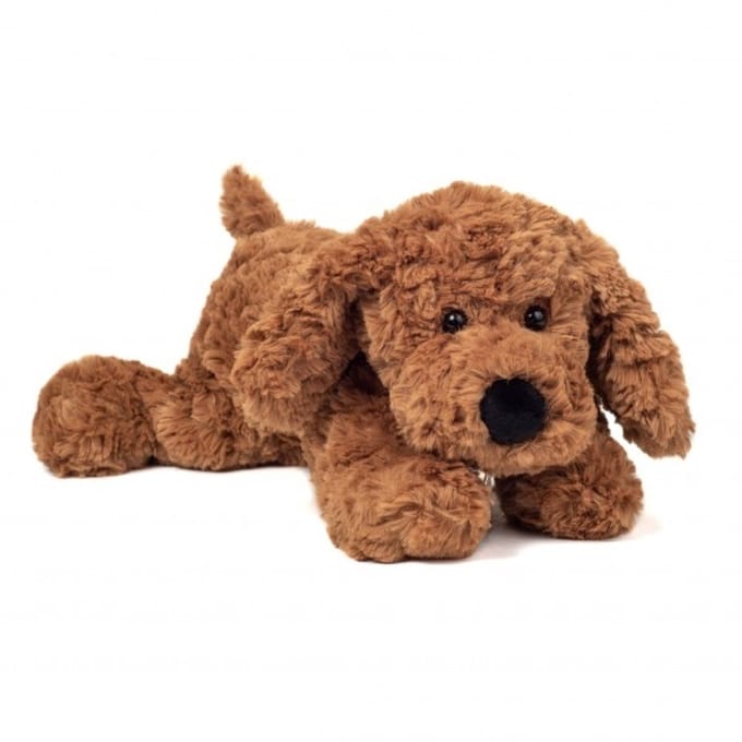 Knuffel Hond Bruin 28cm
