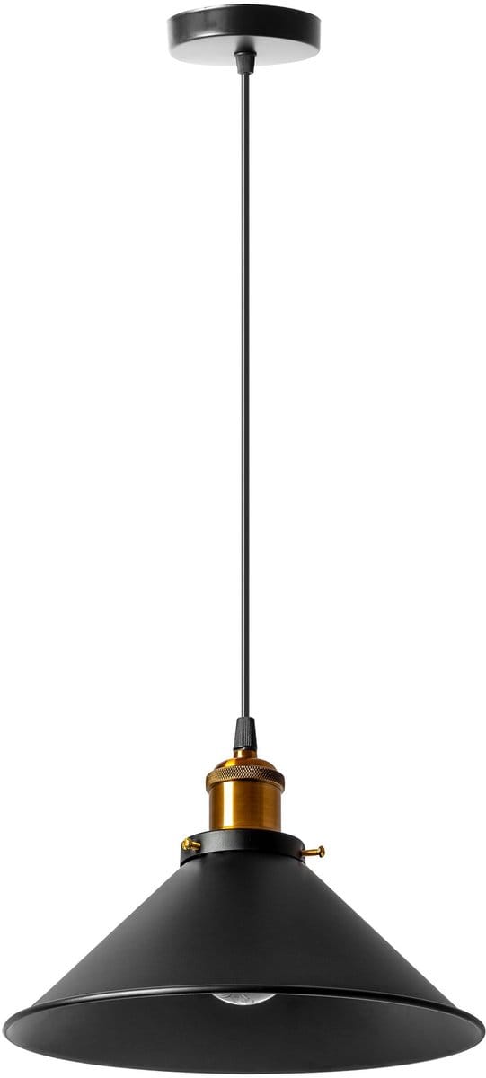 Toolight App016-1Cp Porto Hanglamp Zwart 26X10X15,5Cm