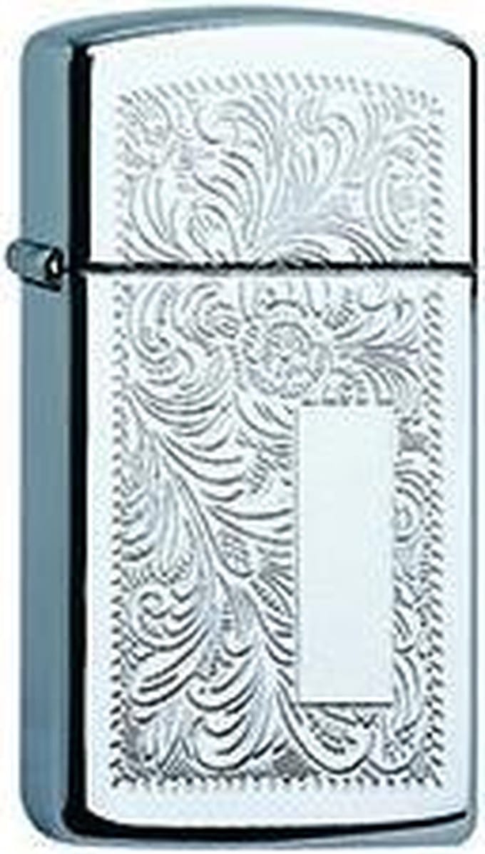 Zippo aansteker Venetian chrome Slim