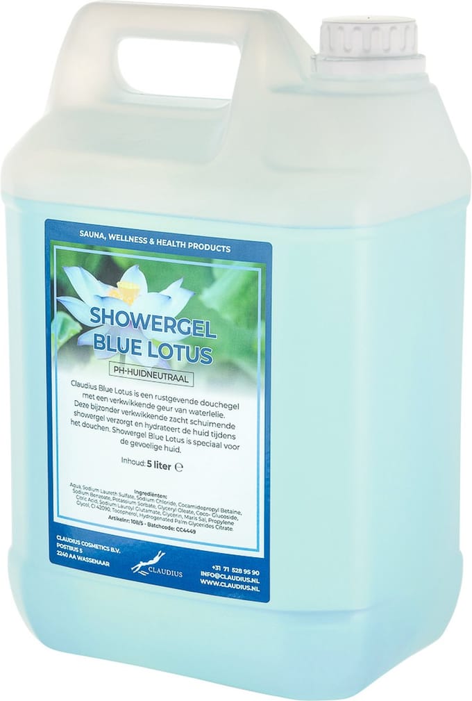 Claudius Douchegel Blue Lotus 5 liter - - Showergel