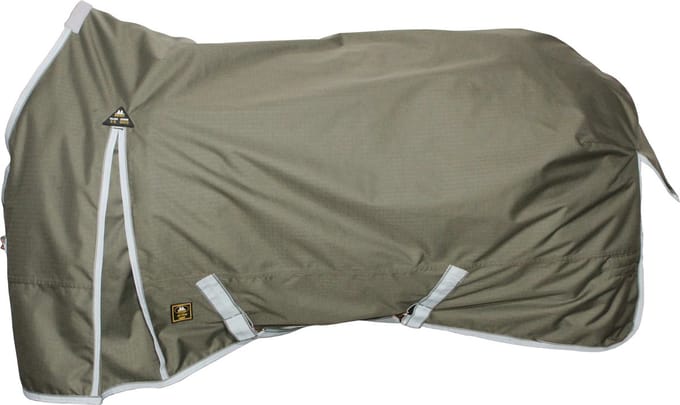 MHS Regendeken met fleece Glamour 160/195 cm Legergroen