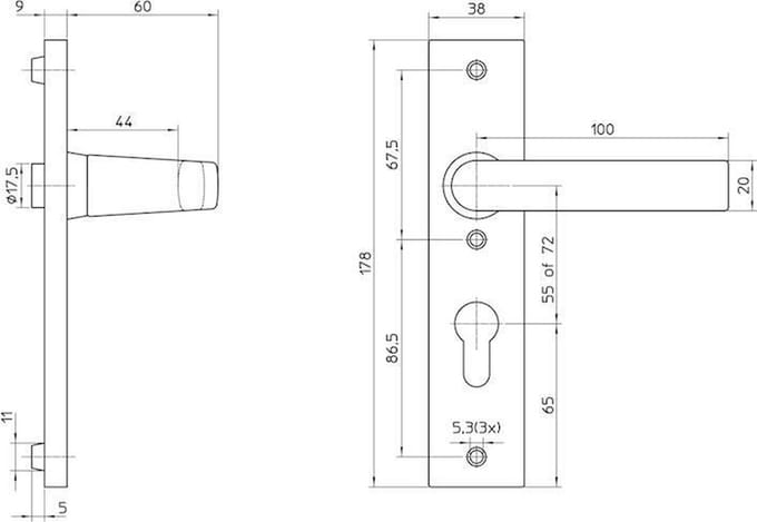 Nemef Knopschild PC55mm F1 3251