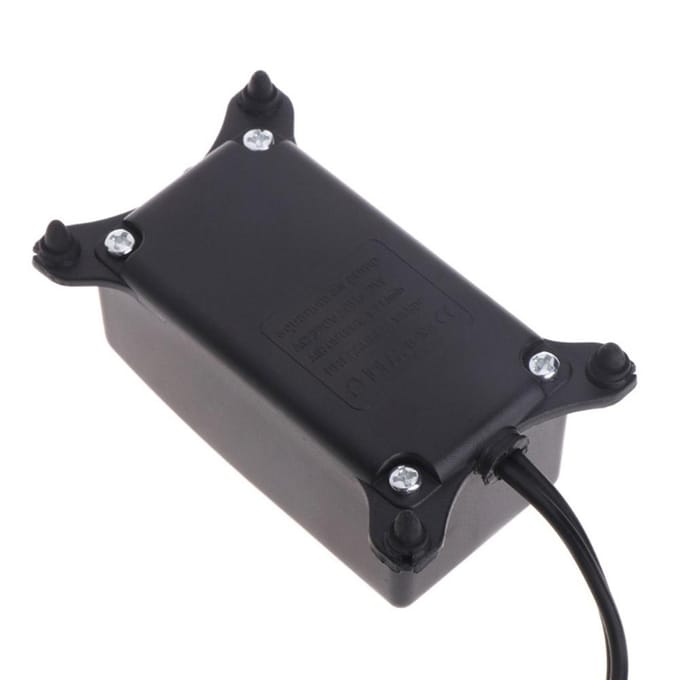 2W Mini Vis Aquarium Zuurstofpomp Zuurstofverhogende Pomp Antislip AC - Ultra Stille Zuurstofpomp Aquarium Luchtpomp gray