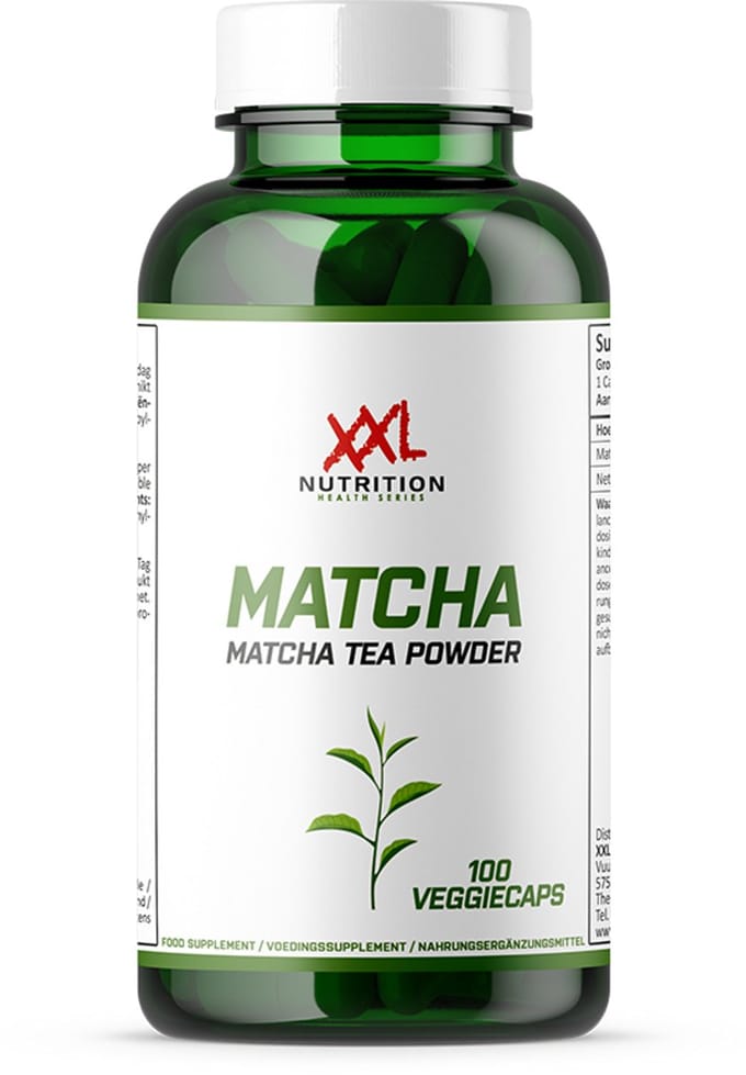 XXL Nutrition - Matcha - Matcha Groene Thee Extract - 100 Veggiecaps