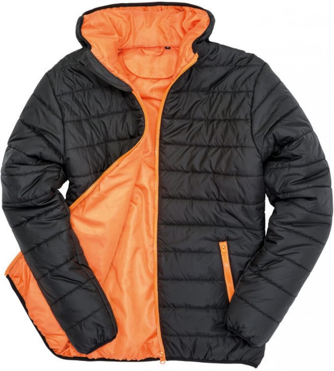 Result Soft Padded Jacket RT233 - Black/Orange - XS