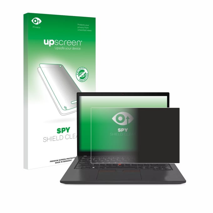 upscreen - privacy screenprotector voor Lenovo ThinkPad P14s Gen 4 - Folie Beschermfolie Blauwlichtfilter