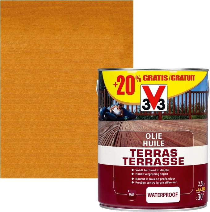 V33 Terrasolie Classic - Bangkirai - Mat 3l