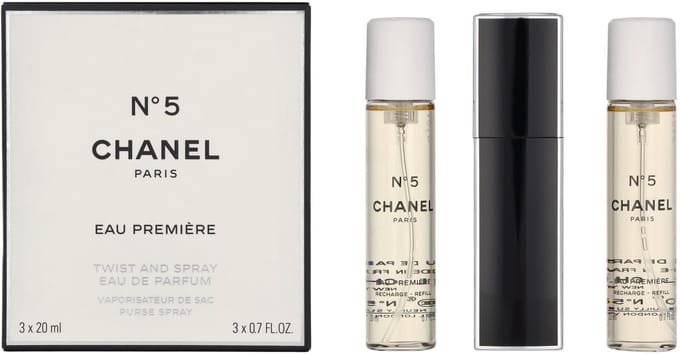 Chanel No. 5 Eau Premiere for Women Geschenkset - Eau de Parfum + 2x Eau de Parfum Refill