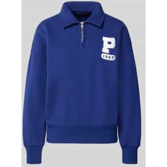 Loose fit sweatshirt van katoenmix