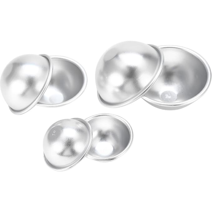 Handgemaakte Aluminiumlegering Badbommen Vormen Bruisend Knutselen DIY Cakevorm Gereedschap white