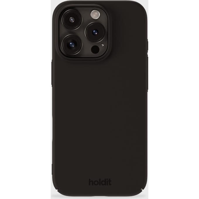 Holdit Slim Case geschikt voor Apple iPhone 16 Pro Max - Zwart