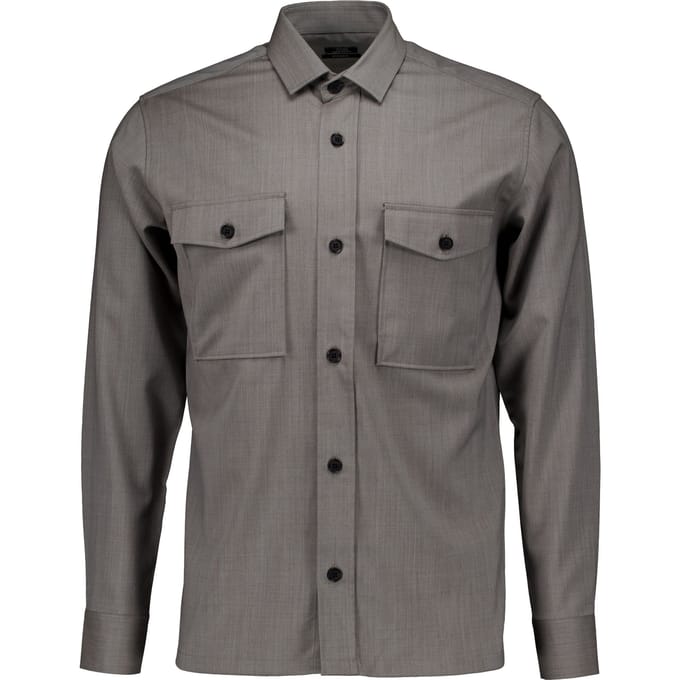 Genti Midtown Relaxed Fit T-shirts Grijs S4306-1999