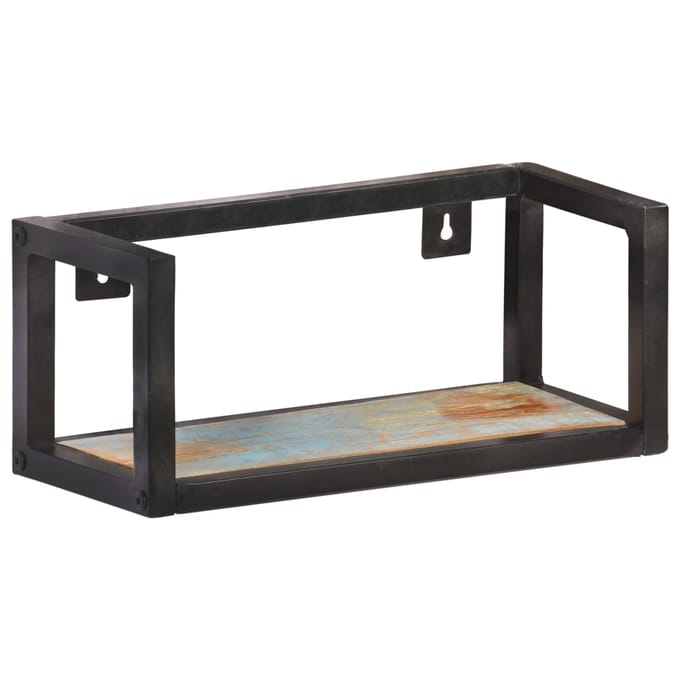 vidaXL - Wandschappen - 2 - st - 40 - cm - massief - gerecycled - hout