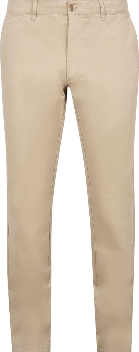 Suitable Chino broek Peano Twill Beige - Maat 48 - Heren - Mannen broeken