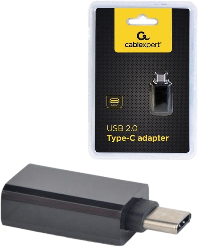 USB naar USB C Adapter - Verloopstekker USB Type-C USB Type-A -Zwart