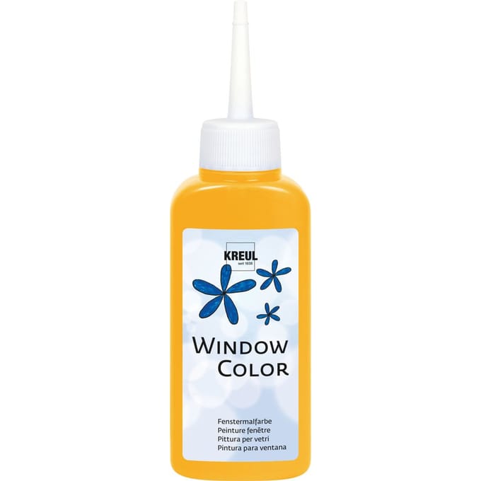Kreul Window Color, 80 ml - Goudgeel