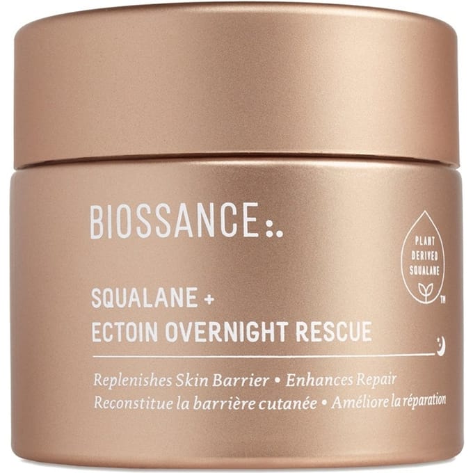 Biossance Hydraterende verzorging Squalan + Ectoin Overnight Rescue Nachtcrème Dames 50 ml