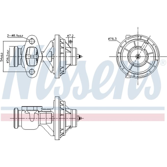 EGR-klep NISSENS 98390