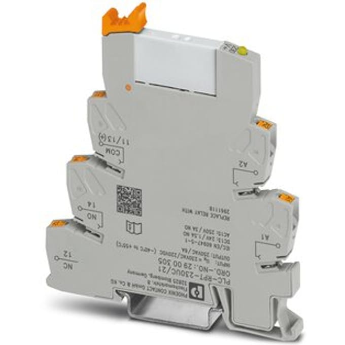 Phoenix Contact PLC-RPT-230UC/21 Interfacerelais 220 V/DC, 230 V/AC 6 A 1x wisselcontact 10 stuk(s)