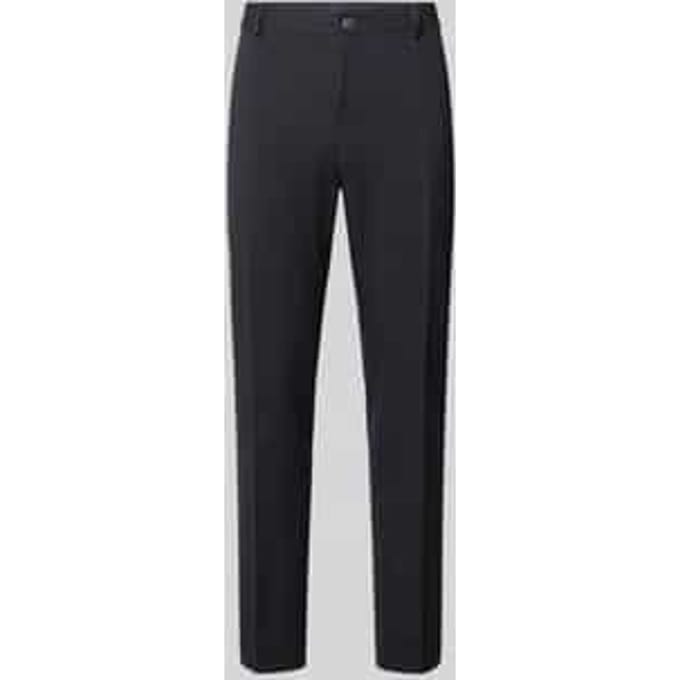 slim fit pantalon met viscose model 'PETER'
