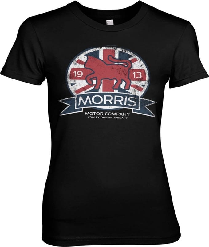 Morris Motor Co. England Girly Tee dames-T-shirt zwart