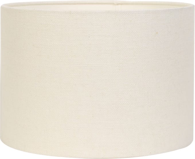 Light & Living Cilinder lampenkap Livigno - Wit - Ø50x38cm - Modern