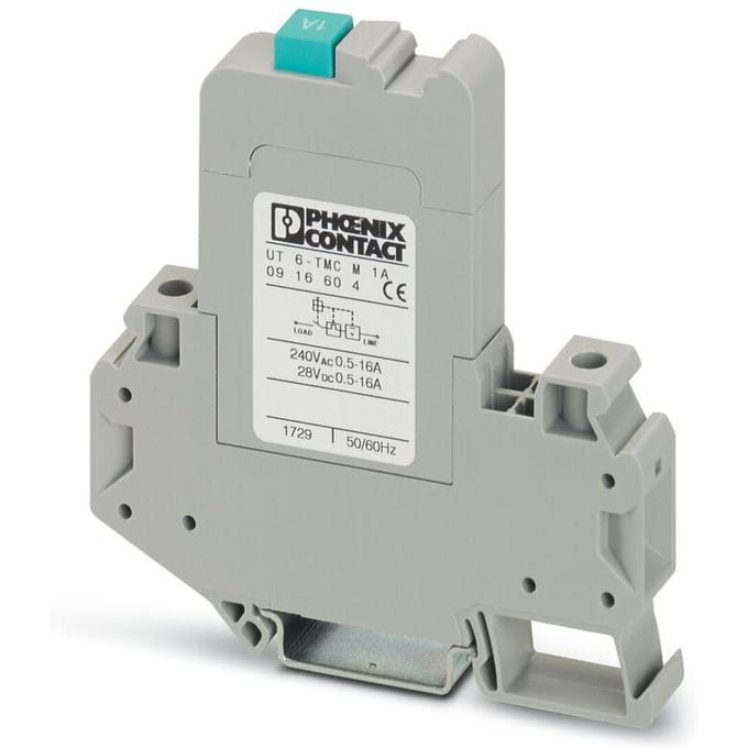 Phoenix Contact 0916604 UT 6-TMC M 1A Beveiligingsschakelaar Thermisch 240 V/AC 1 A 6 stuk(s)