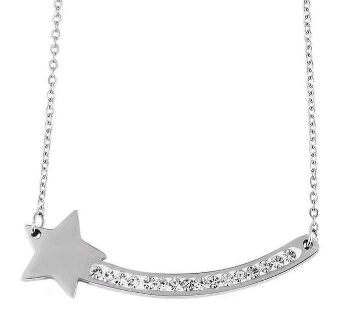 AKZENT Akzent damesketting met hanger Alba, zilverkleurig, duurzaam