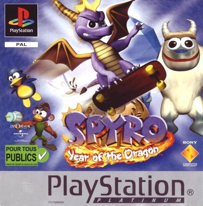 Spyro - Year Of The Dragon (PS1)