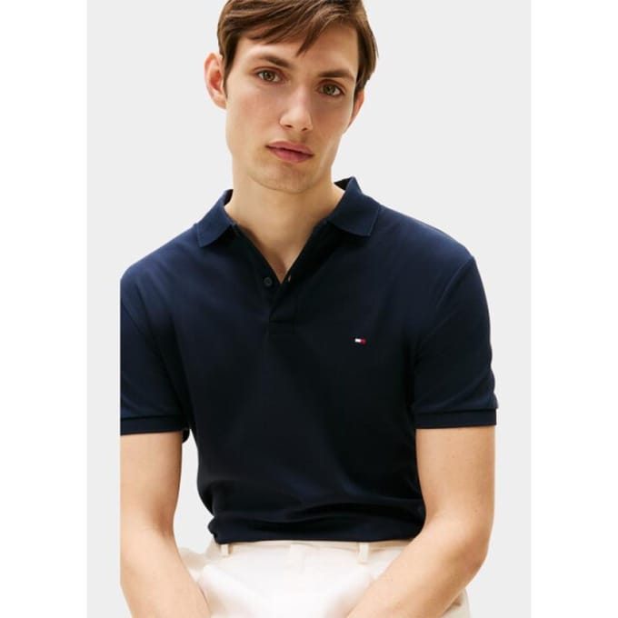 Regular fit poloshirt met logostitching