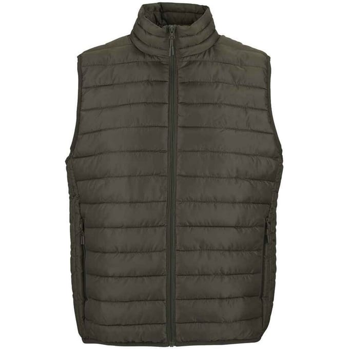 SOLS Heren Stream Body Warmer (Leger)