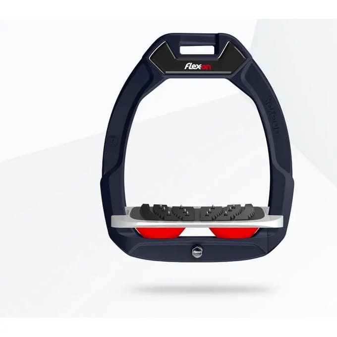 Veiligheidspantalons voor paardrijden Schuin Ultra Grip Aluminium/Grijs/Rood Flex-On Safe-On