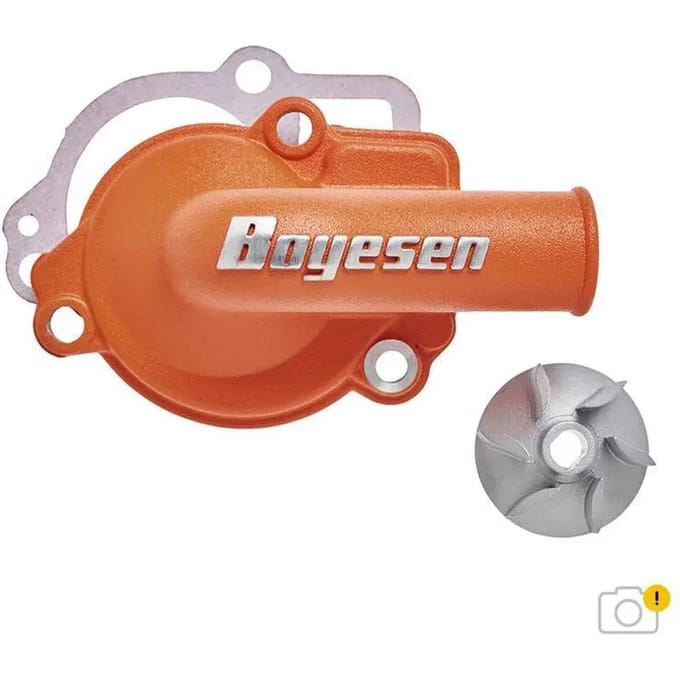 Hogedebiet waterpomp deksel voor motor met turbine Boyesen SuperCooler
