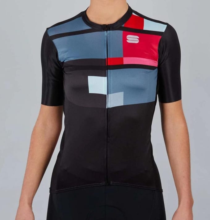Sportful - Maat M Idea W Fietsshirt Dames - Zwart