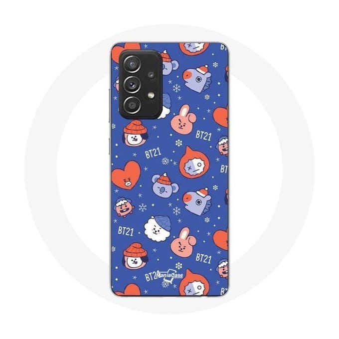 Coque pour Samsung Galaxy A52 BTS Bangtan Sonyeondan BT21 Noël 2023