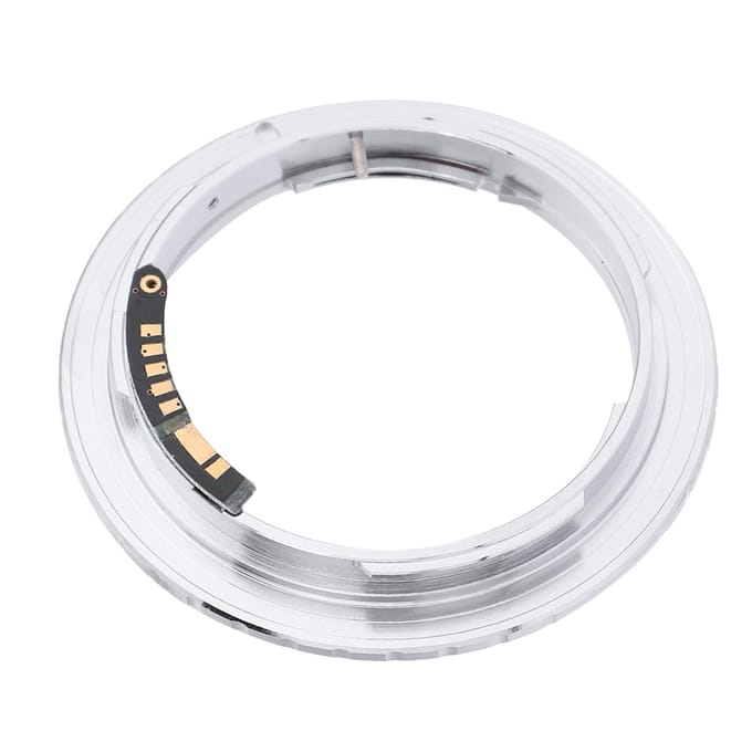 OM-EOS Camera Lens Adapter met Elektrisch Contact voor Olympus OM Lens voor EOS Camera's white